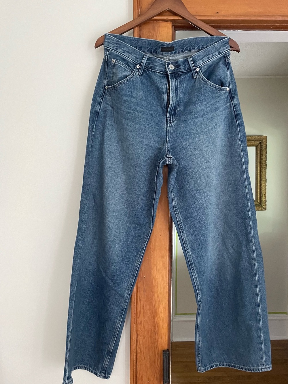 Uniqlo Wide-Leg Relaxed Women’s Jeans Sz 27